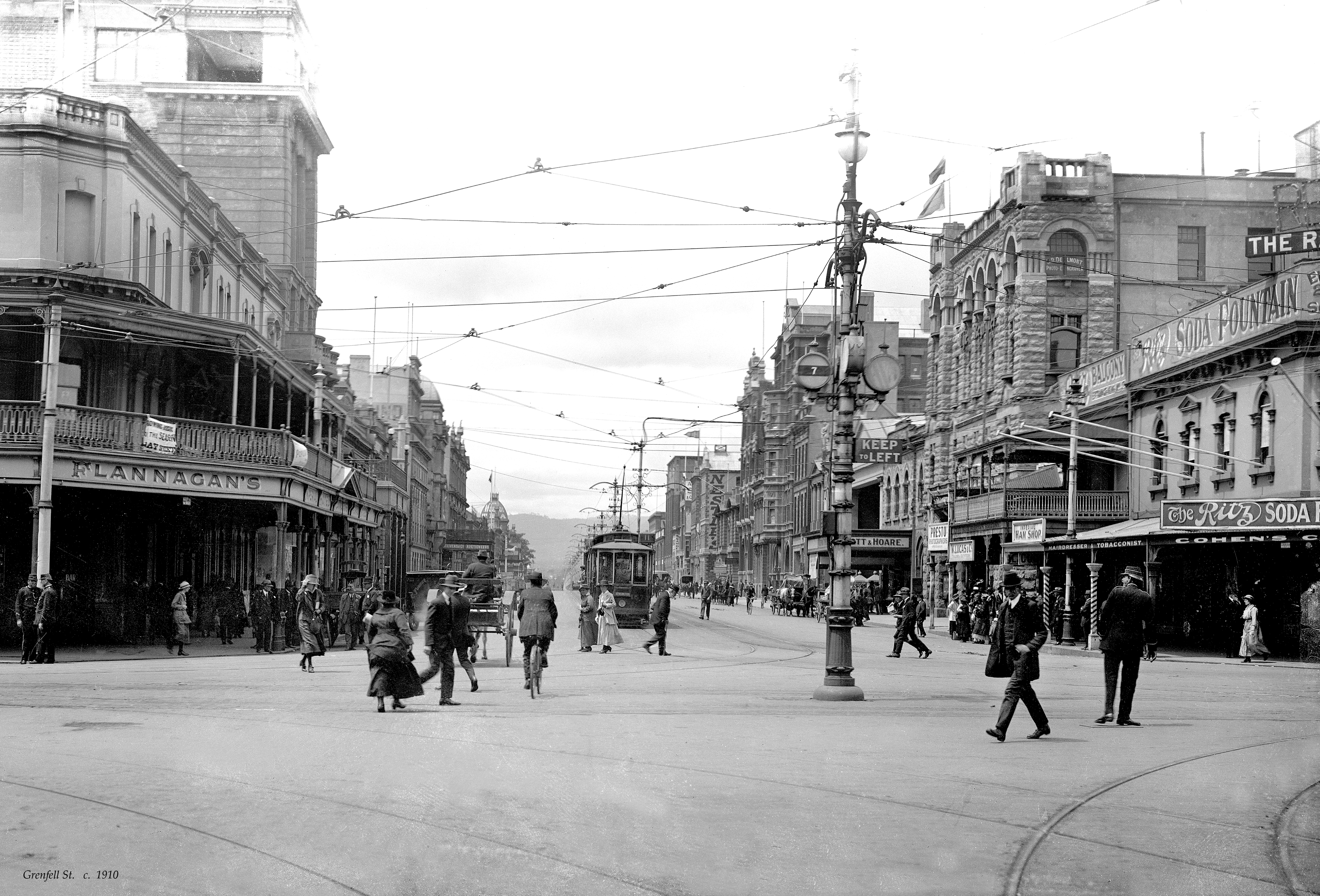 Grenfell Street Adelaide from King William Street